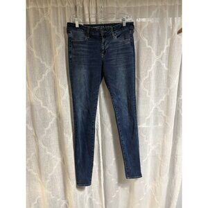 American Eagle Jeans Super Hi Rise Jegging 360 Next Level Stretch Women's Size 8